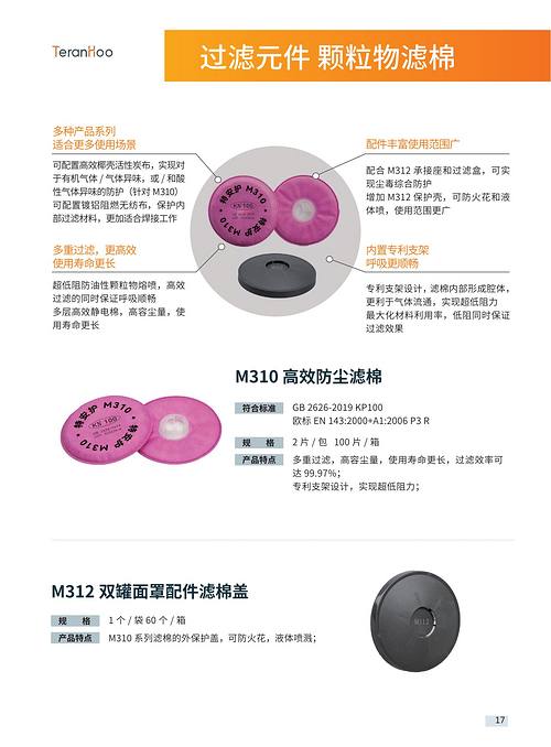 过滤元件 颗粒物滤棉